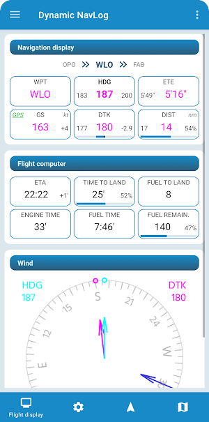 Dynamic NavLog Screenshot 1
