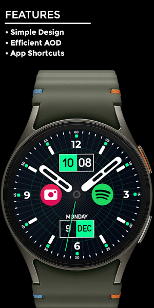 Night 73 - watch face Screenshot 1
