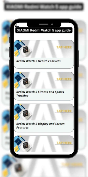 Xiaomi Redmi Watch 5 App Guide Screenshot 3