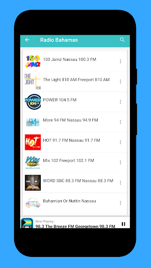 Radio Bahamas Stations + Radio Online - Free FM Screenshot 3
