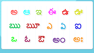Kids Telugu Alphabet Tracing Screenshot 2