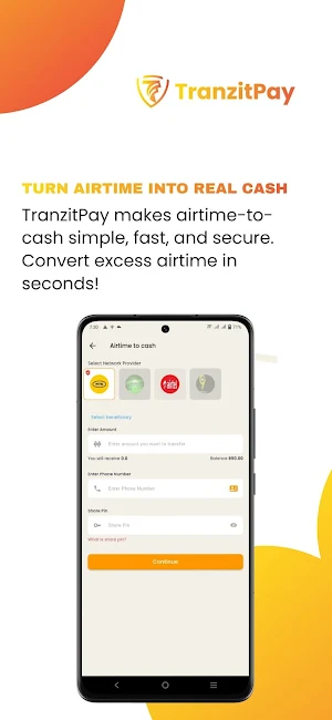 TranzitPay App Screenshot 2