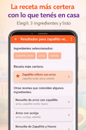 Recetas con Pocos Ingredientes Screenshot 1