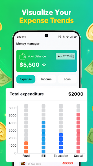 Income Tracker: Expense Log Screenshot 1