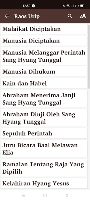 Raos Urip Screenshot 2