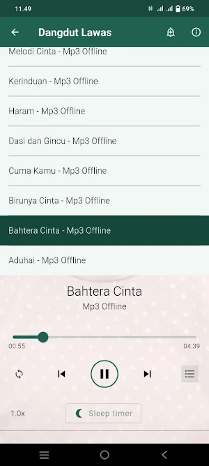 Lagu Dangdut Lawas Gasentra Screenshot 3