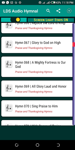 LDS Audio Hymnal (choir backup offline) screenshot 5