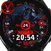 Bad Santa Christmas Watch Face