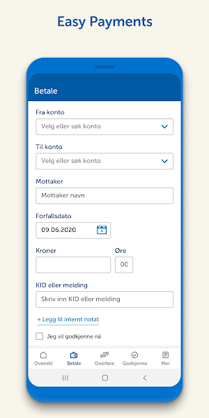 SpareBank 1 Mobilbank Bedrift Screenshot 3