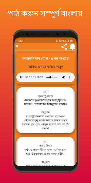 গীতা: Bhagavad Gita (Audio) Screenshot 3