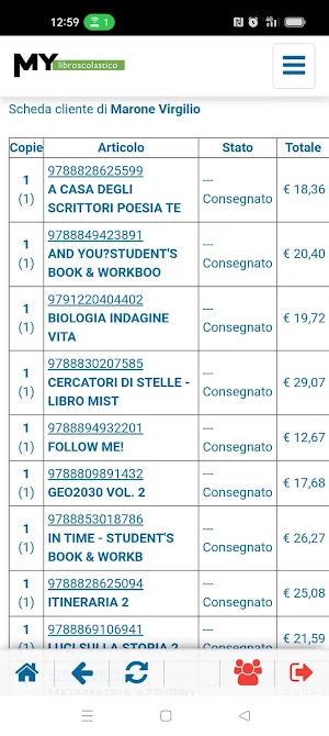 MyLibroScolastico Screenshot 2