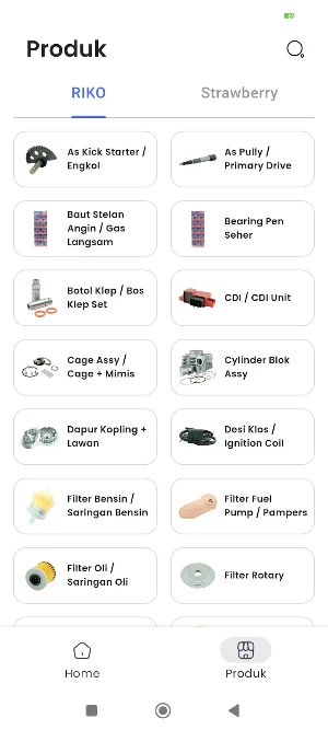 RIKO Parts Screenshot 1