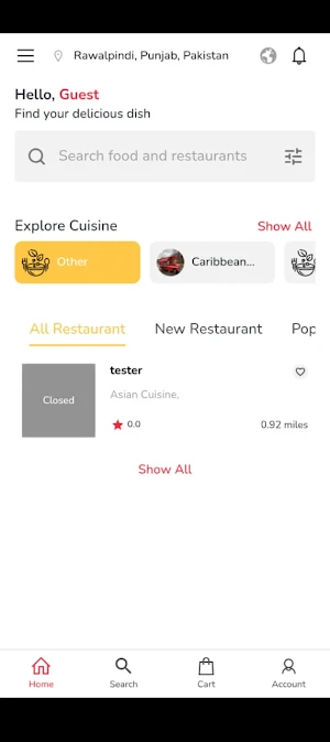 YC Eats Screenshot 2