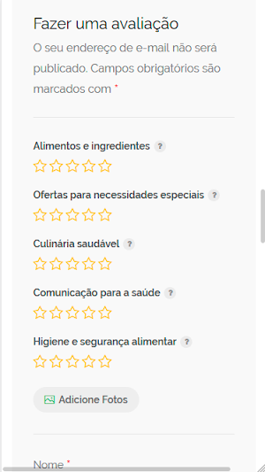 Restaurante Saudável Screenshot 1