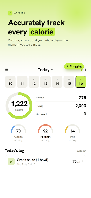 Daybite: AI Calorie Counter Screenshot 0