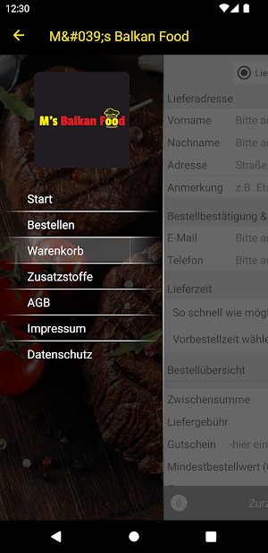 M's Balkan Food Screenshot 2