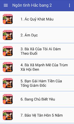 Truyện ngôn tình hắc bang offline 2 Screenshot 1