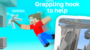 Grappling Hook Mod mcpe Screenshot 0