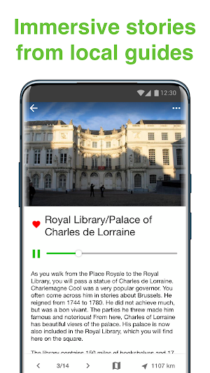Brussels SmartGuide - Audio Guide & Offline Maps Screenshot 3