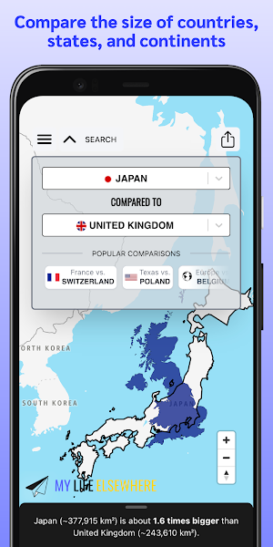MapSize Screenshot 0