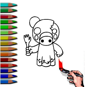 BTS Noob Coloring Bok Screenshot 0
