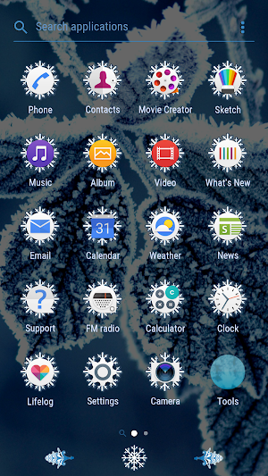 Winter Live Wallpaper Free | Xperia™ Theme Screenshot 1