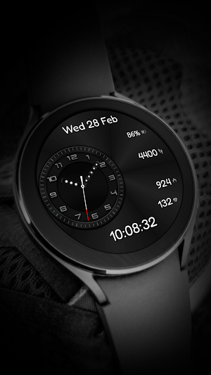 Hybrid Sport Watch face 02 Screenshot 0