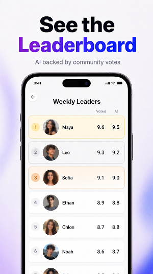 Lookrank: 1-10 Face Rating AI Screenshot 1