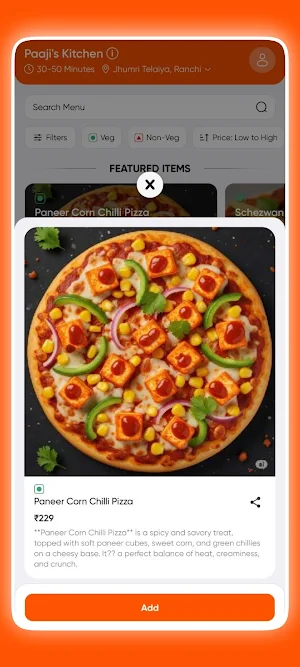 Paaji's Kitchen Screenshot 3