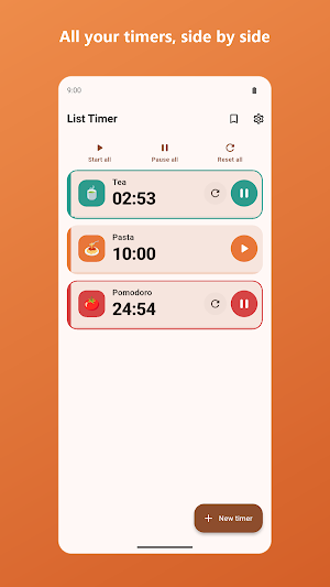 List Timer – Multi Timer Screenshot 0