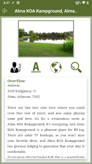 Arkansas State RV Parks & Campgrounds Screenshot 3