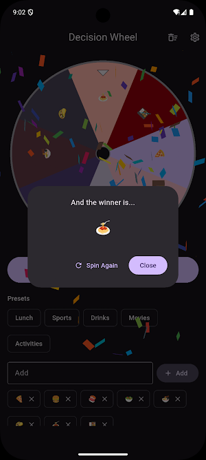 Decision Wheel Screenshot 1