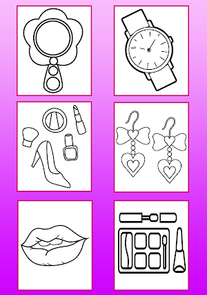 Beauty Toys Coloring Pages For Kids Screenshot 2