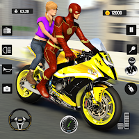 Superhero Bike Taxi Games Ride