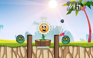 Flower Shooting Alien 3D Game Screenshot 0