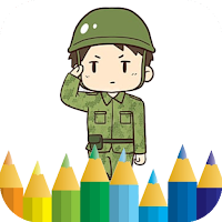 coloring cartoon soldiers