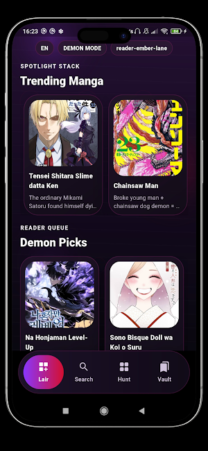 Mangademon : Manga & Comics Screenshot 1