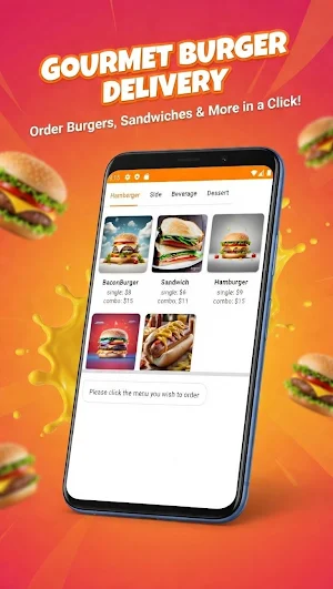 Burger Kiosk - Order Simulator Screenshot 0