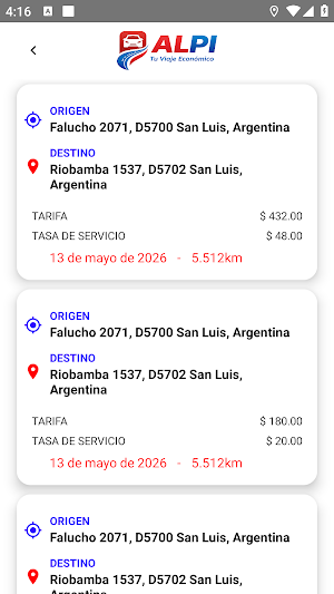 ALPI Conductores Screenshot 3