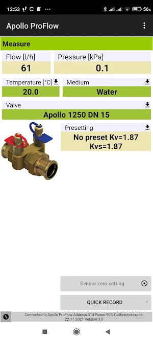 Apollo ProFlow Screenshot 1