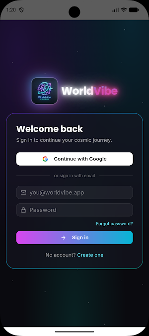 WorldVibe Screenshot 2