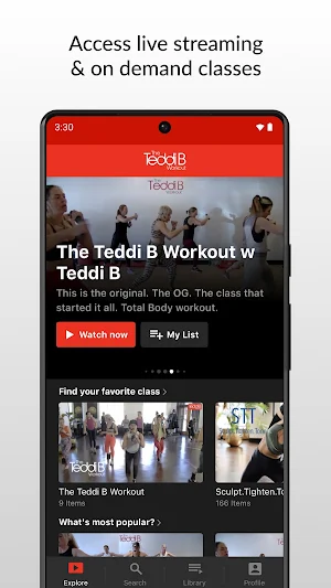 The Teddi B Workout Screenshot 1