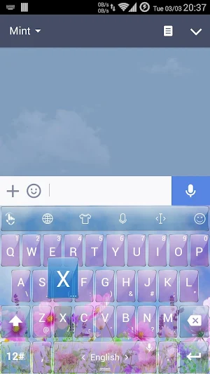 Keyboard Theme G Spring Flower Screenshot 1