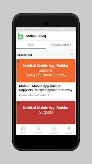 Wordpress Mobile Application Builder for Blogging Screenshot 0