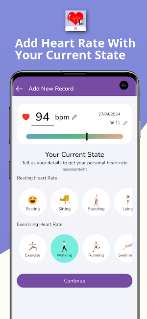 Heart Rate Monitor Pressure Screenshot 3