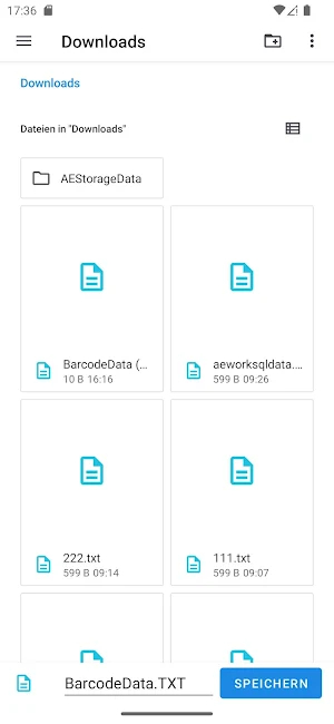 AE Simple Barcode App Screenshot 2