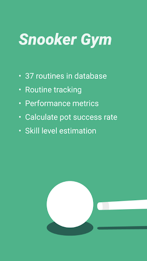 Snooker Gym - track and analyze routine exercises Screenshot 0