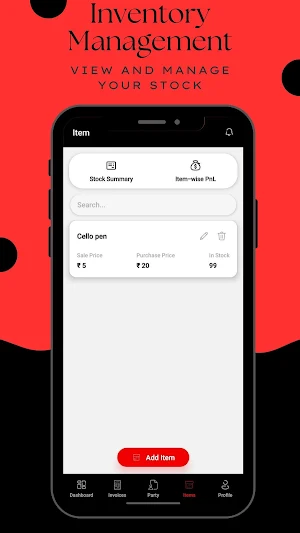 My Hisab Invoice Billing App Screenshot 3