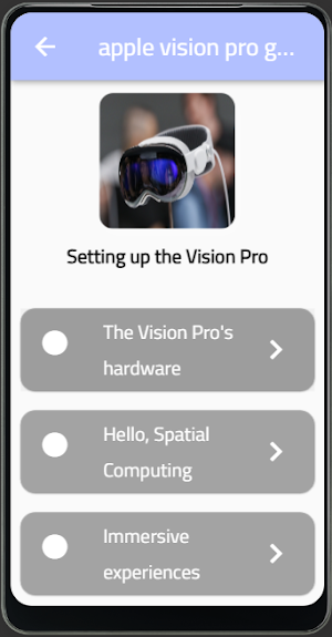 apple vision pro guide Screenshot 3