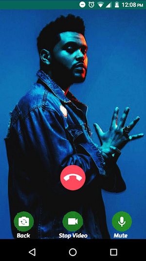 The Weeknd Fake Chat & Video Call Screenshot 1